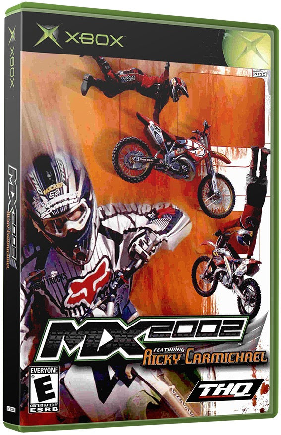 Mx 2002 featuring Ricky Carmichael Used Microsoft XBOX Original Video Game
