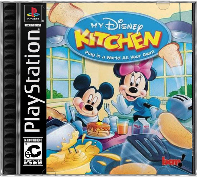 My Disney Kitchen PS1 Sony Playstation 1 Used Video Game