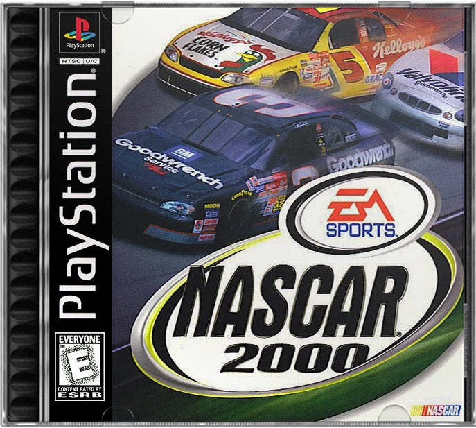 NASCAR 2000 PS1 Sony Playstation 1 Used Video Game