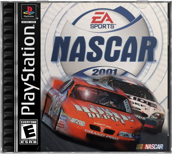 NASCAR 2001 PS1 Sony Playstation 1 Used Video Game