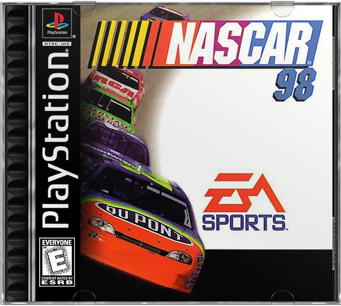 NASCAR 98 PS1 Sony Playstation 1 Used Video Game