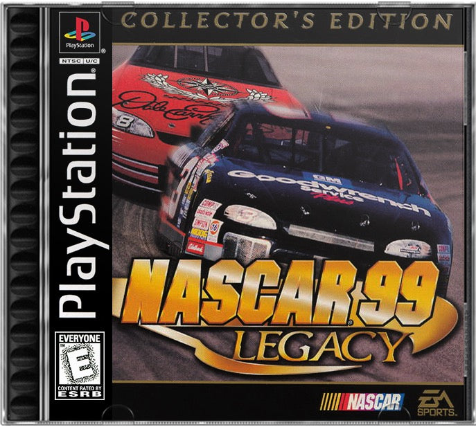 NASCAR 99 Legacy PS1 Sony Playstation 1 Used Video Game