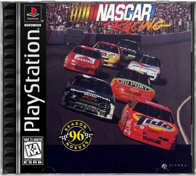 NASCAR Racing PS1 Sony Playstation 1 Used Video Game