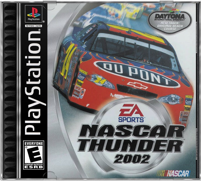NASCAR Thunder 2002 PS1 Sony Playstation 1 Used Video Game