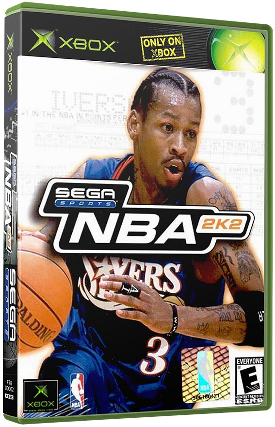 NBA 2K2 Used Microsoft XBOX Original Video Game