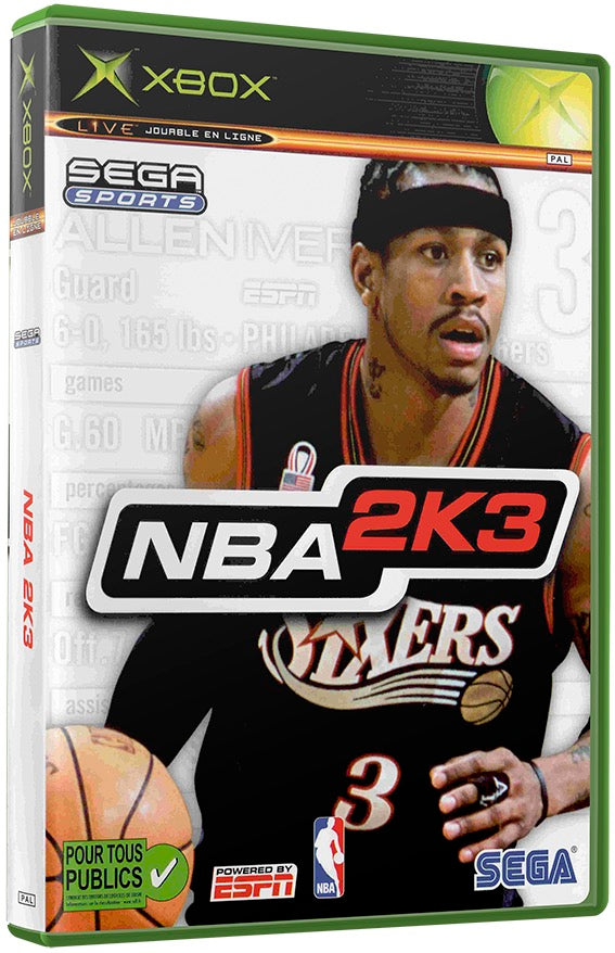 NBA 2K3 Used Microsoft XBOX Original Video Game