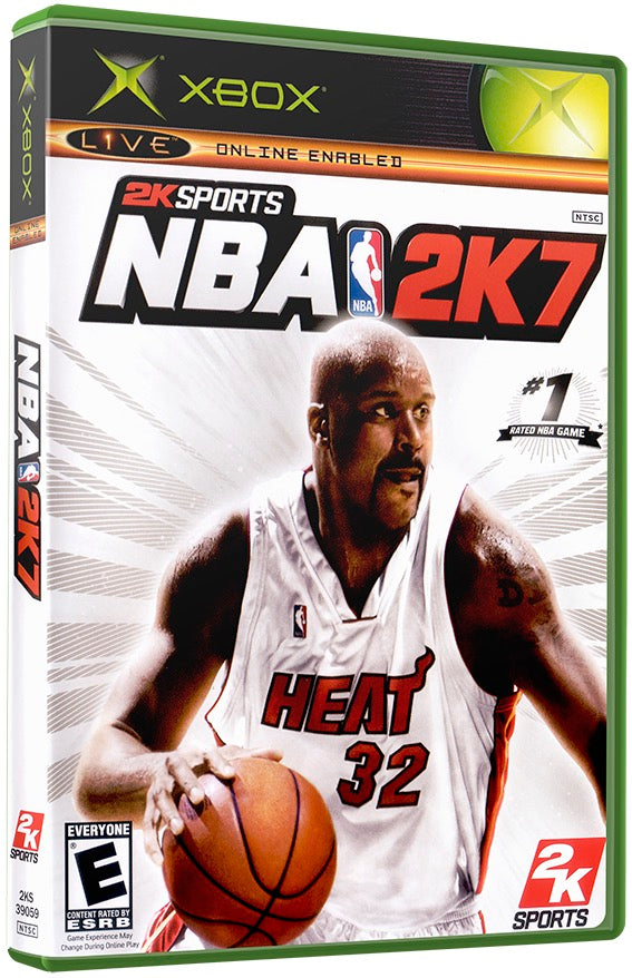 NBA 2K7 Used Microsoft XBOX Original Video Game