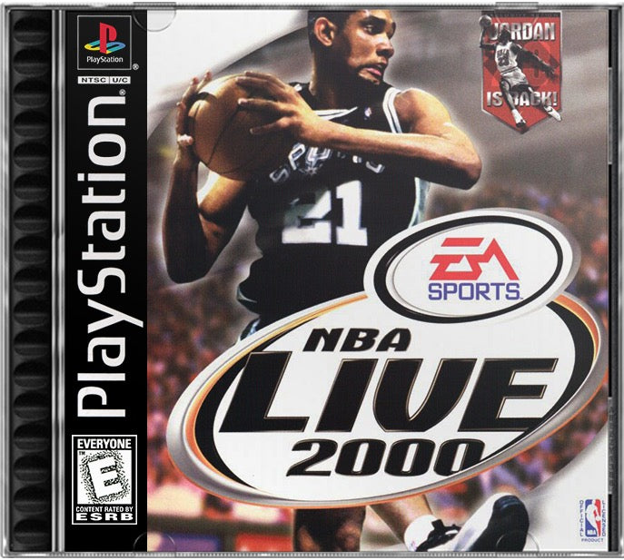 NBA Live 2000 PS1 Sony Playstation 1 Used Video Game