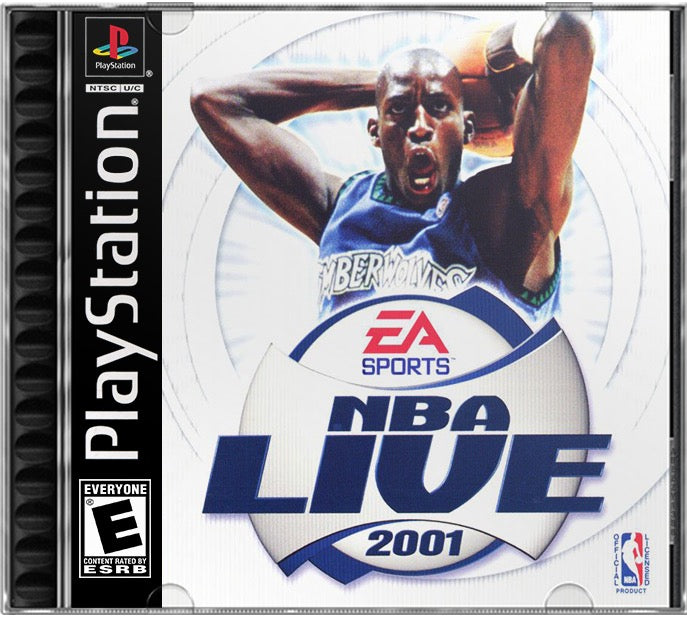 NBA Live 2001 PS1 Sony Playstation 1 Used Video Game