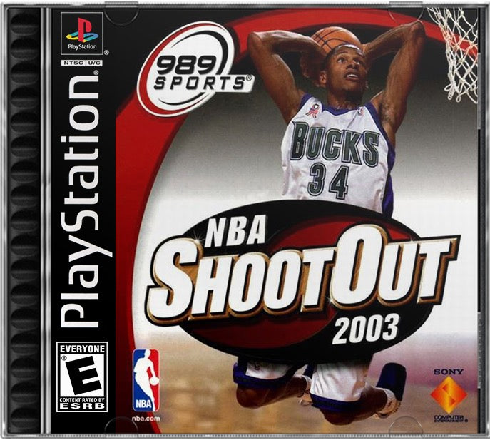 NBA ShootOut 2003 PS1 Sony Playstation 1 Used Video Game