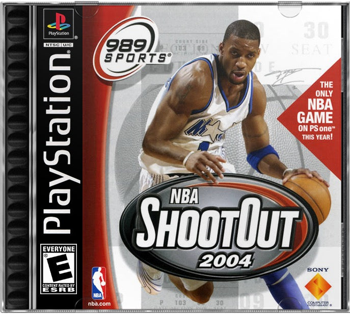 NBA ShootOut 2004 PS1 Sony Playstation 1 Used Video Game