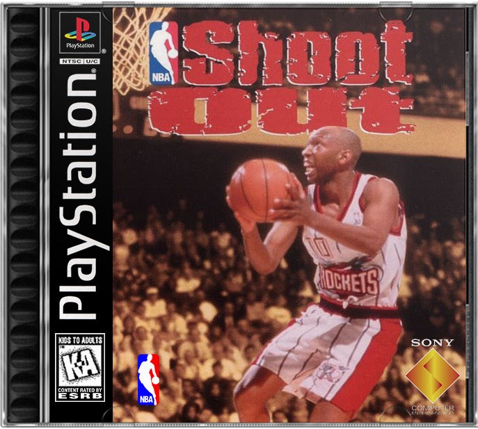 NBA Shoot Out PS1 Sony Playstation 1 Used Video Game