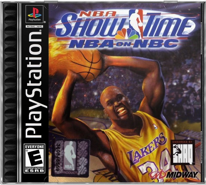 NBA Showtime - NBA on NBC PS1 Sony Playstation 1 Used Video Game