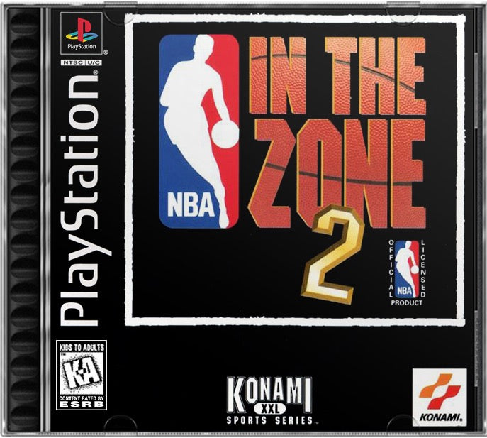 NBA in the Zone 2 PS1 Sony Playstation 1 Used Video Game