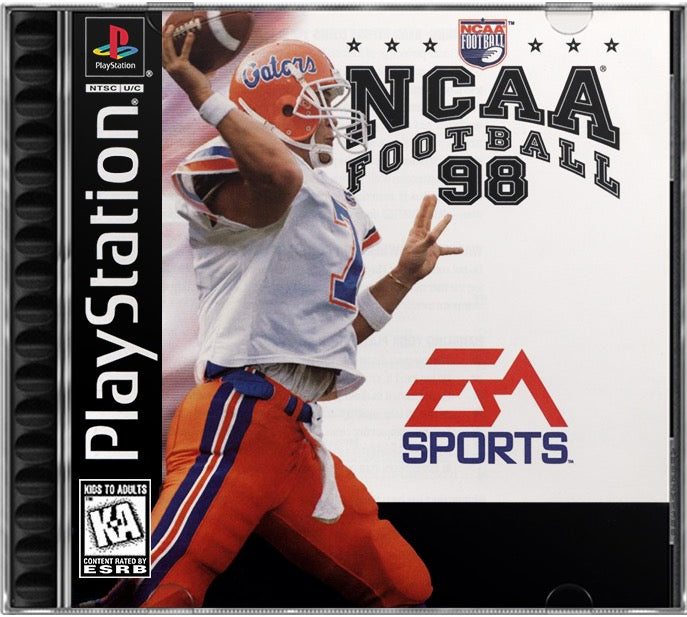 NCAA Football 98 PS1 Sony Playstation 1 Used Video Game