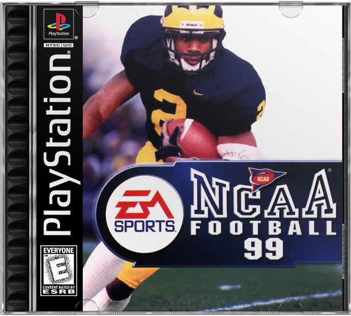 NCAA Football 99 PS1 Sony Playstation 1 Used Video Game