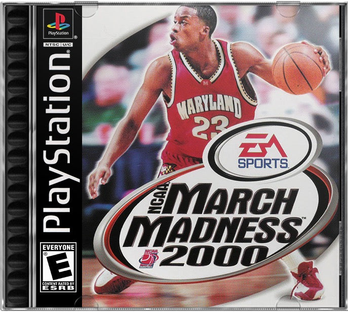 NCAA March Madness 2000 PS1 Sony Playstation 1 Used Video Game