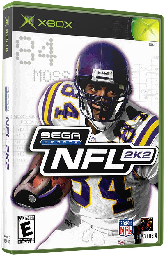 NFL 2K2 Used Microsoft XBOX Original Video Game