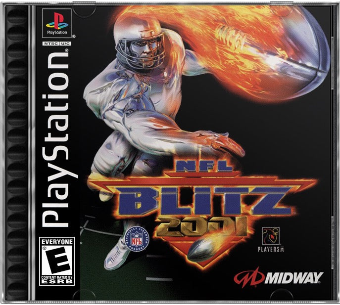 NFL Blitz 2001 PS1 Sony Playstation 1 Used Video Game