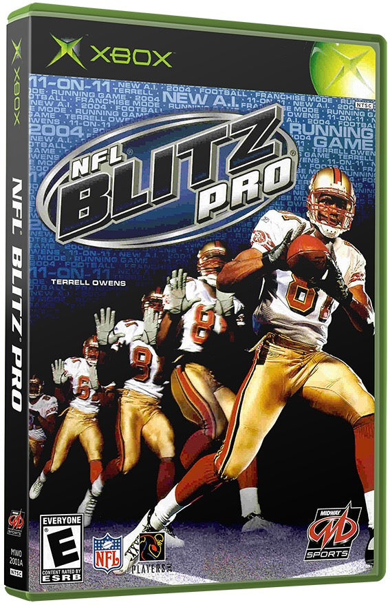 NFL Blitz Pro Used Microsoft XBOX Original Video Game