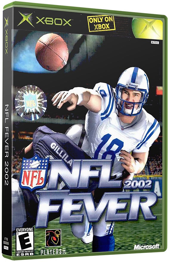 NFL Fever 2002 Used Microsoft XBOX Original Video Game