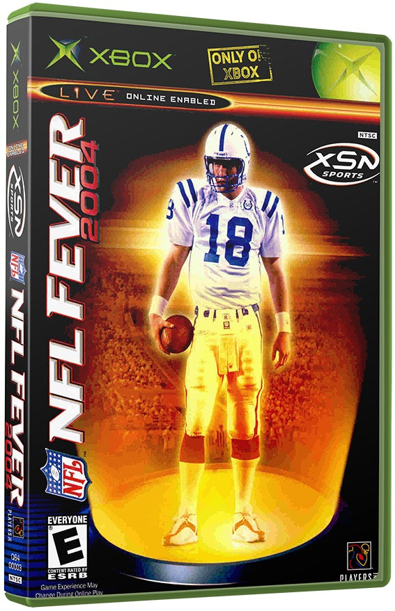 NFL Fever 2004 Used Microsoft XBOX Original Video Game