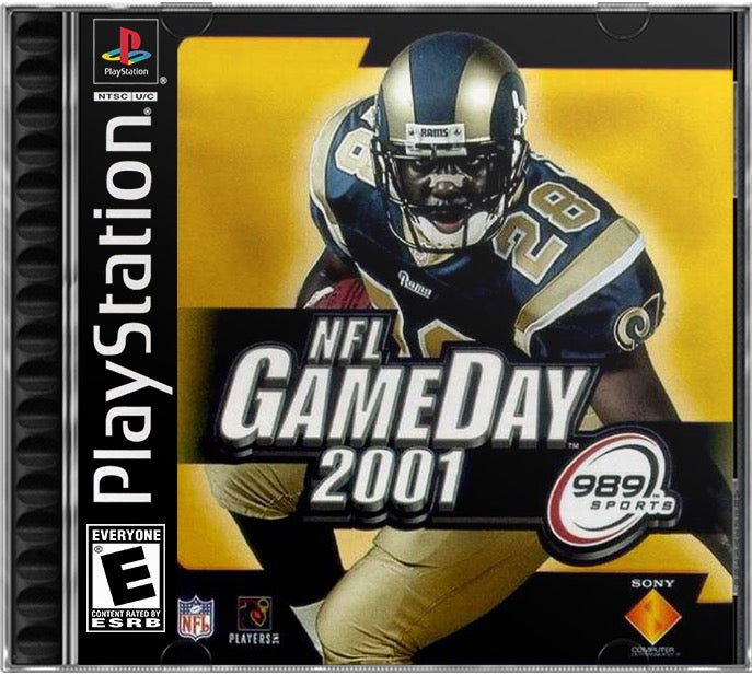 NFL GameDay 2001 PS1 Sony Playstation 1 Used Video Game