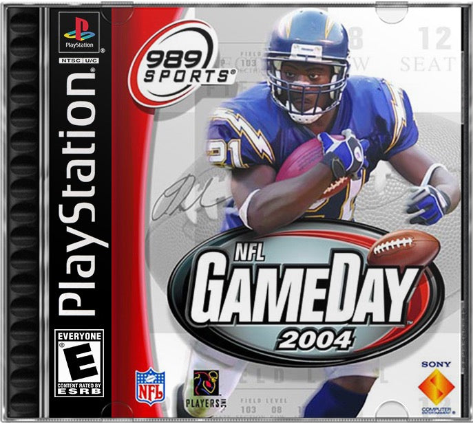 NFL GameDay 2004 PS1 Sony Playstation 1 Used Video Game