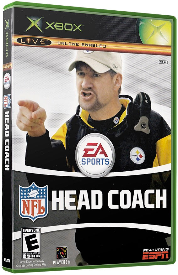 NFL Head Coach Used Microsoft XBOX Original Video Game