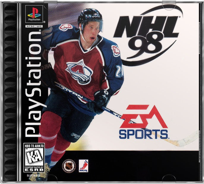 NHL 98 PS1 Sony Playstation 1 Used Video Game