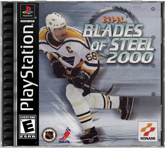 NHL Blades of Steel 2000 PS1 Sony Playstation 1 Used Video Game