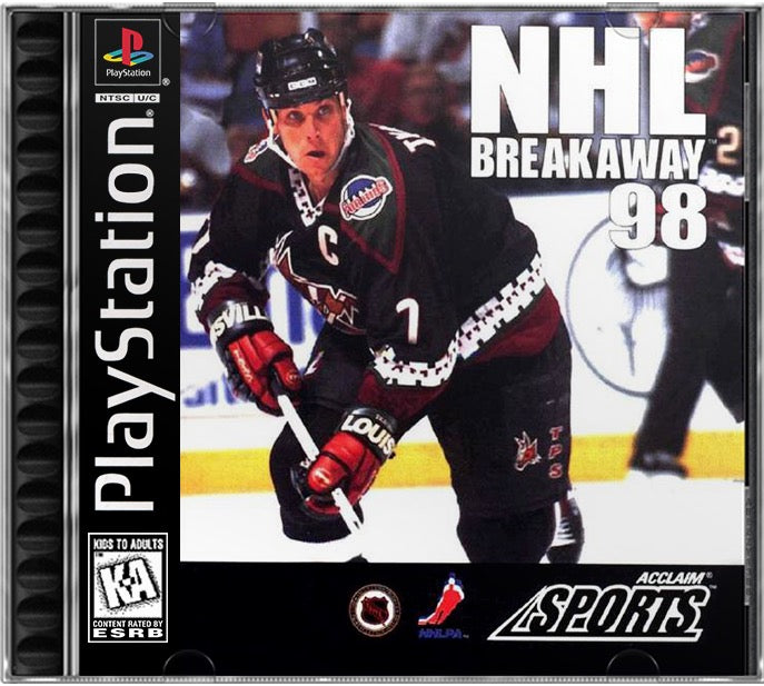 NHL Breakaway 98 PS1 Sony Playstation 1 Used Video Game