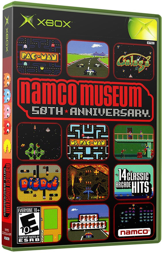 Namco Museum - 50th Anniversary Arcade Collection Used Microsoft XBOX Original Video Game