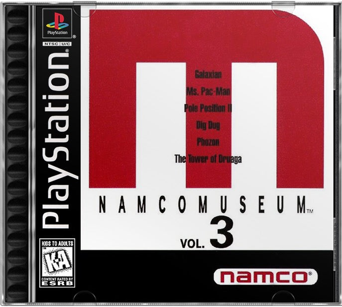 Namco Museum Vol. 3 PS1 Sony Playstation 1 Used Video Game