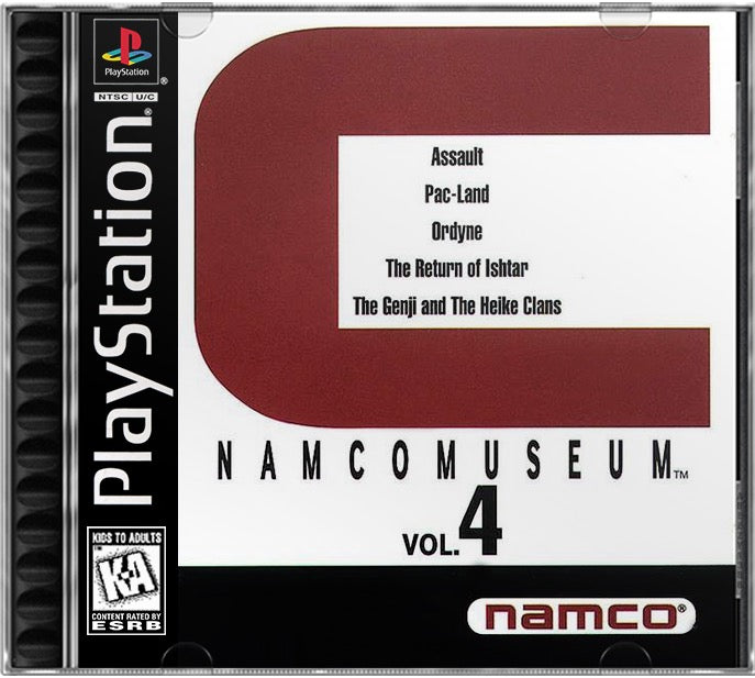 Namco Museum Vol. 4 PS1 Sony Playstation 1 Used Video Game
