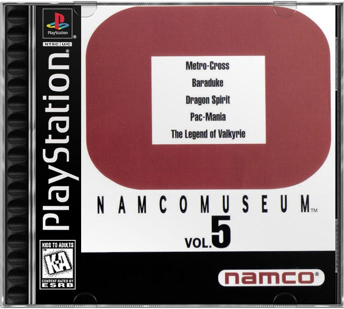 Namco Museum Vol. 5 PS1 Sony Playstation 1 Used Video Game