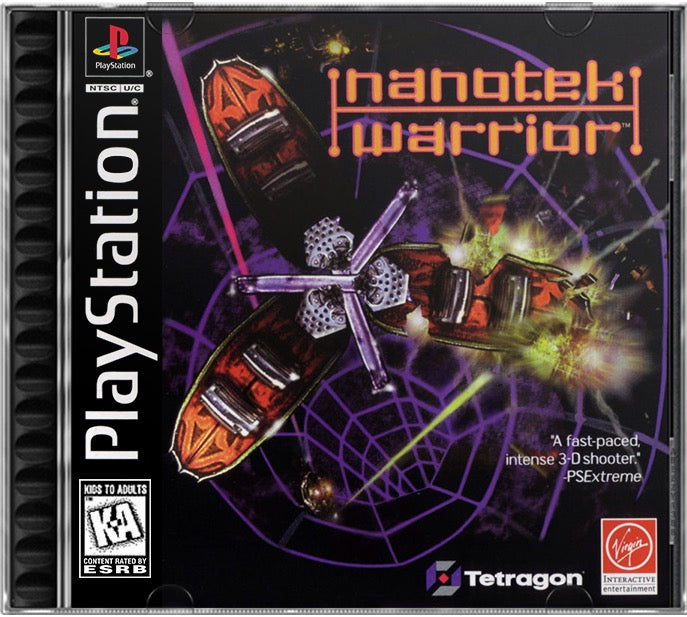 NanoTek Warrior PS1 Sony Playstation 1 Used Video Game