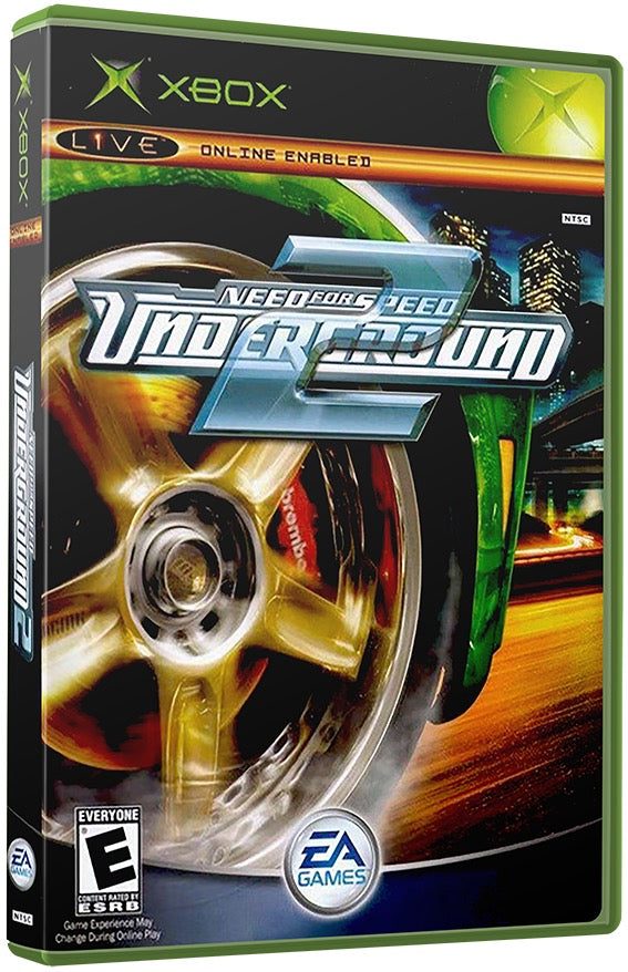 Need for Speed - Underground 2 Used Microsoft XBOX Original Video Game