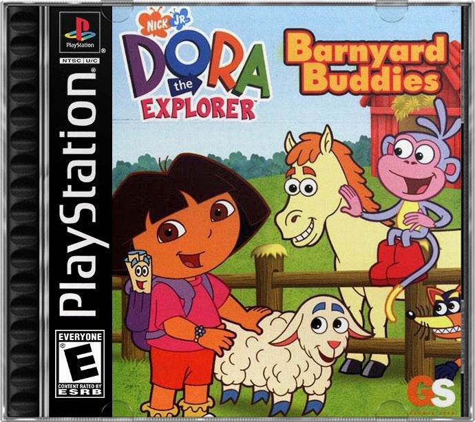 Nick Jr. Dora the Explorer - Barnyard Buddies PS1 Sony Playstation 1 Used Video