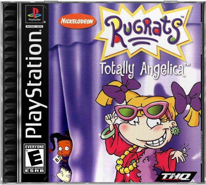 Nickelodeon Rugrats - Totally Angelica PS1 Sony Playstation 1 Used Video Game