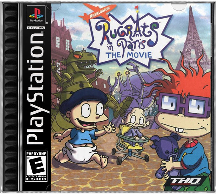 Nickelodeon Rugrats in Paris - The Movie PS1 Sony Playstation 1 Used Video Game