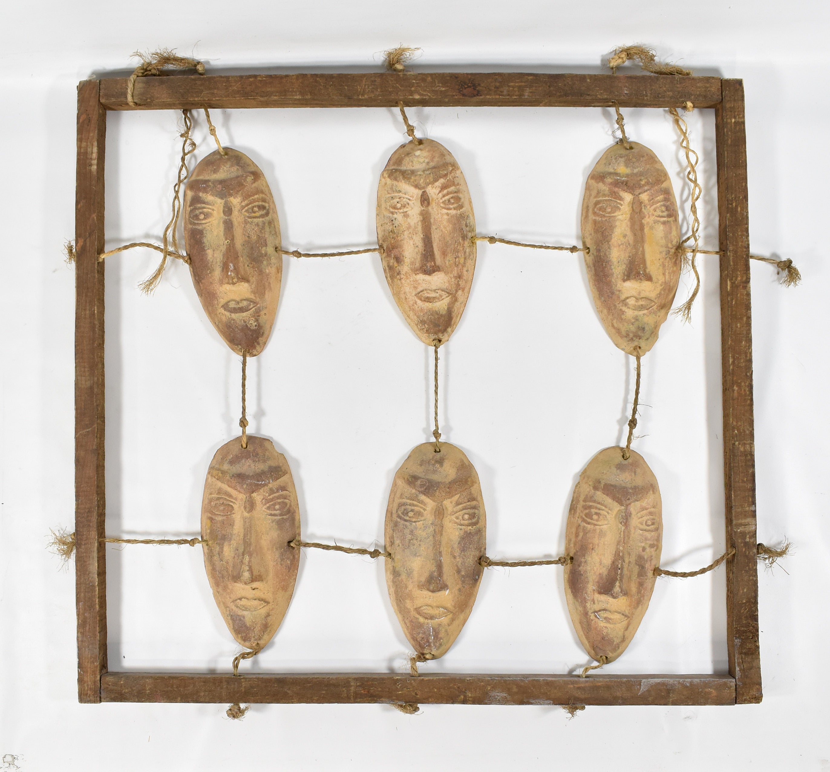 Clay Native Face Display