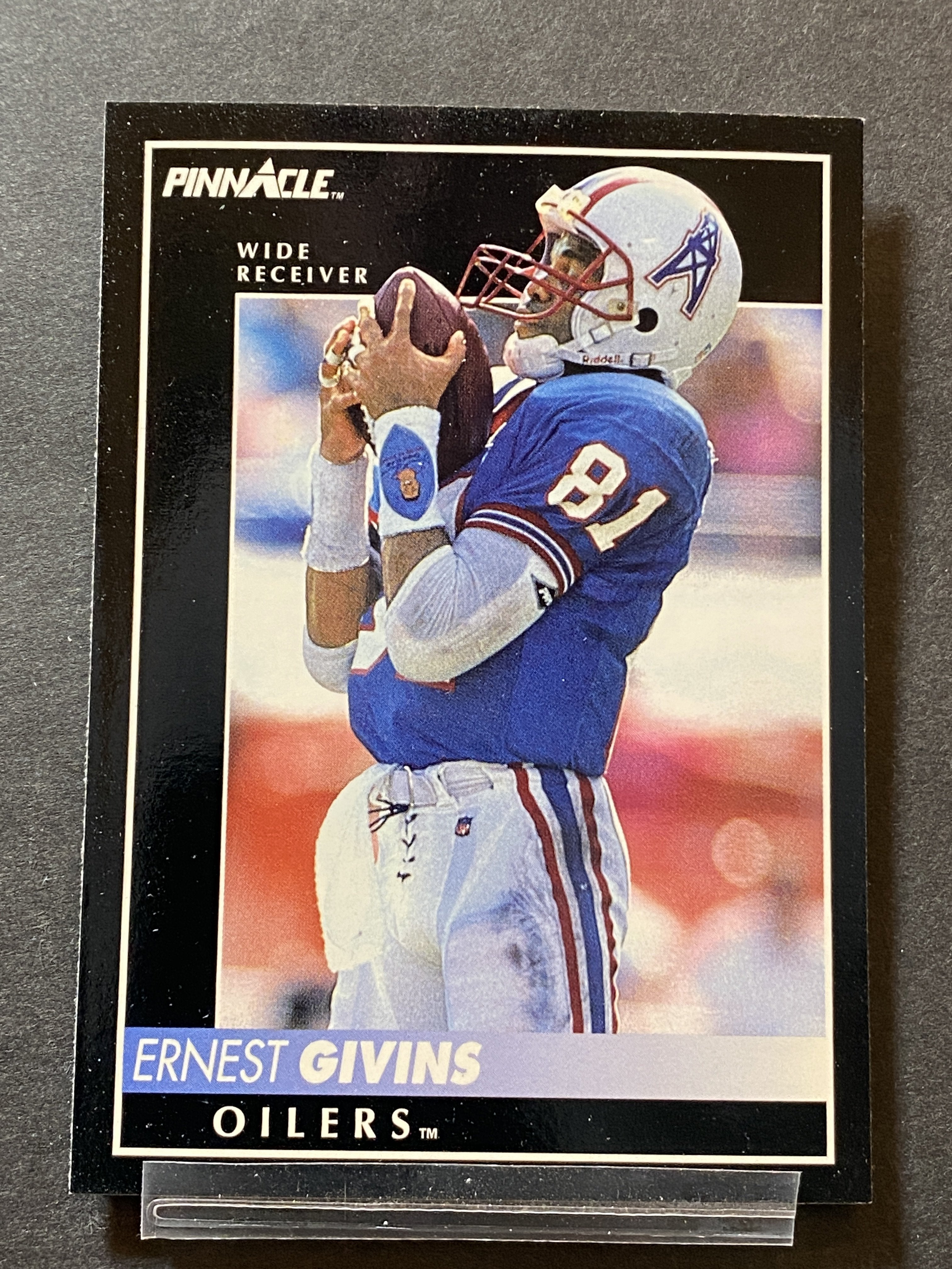 Ernest Givins Pinnacle Football Card Houston Oilers