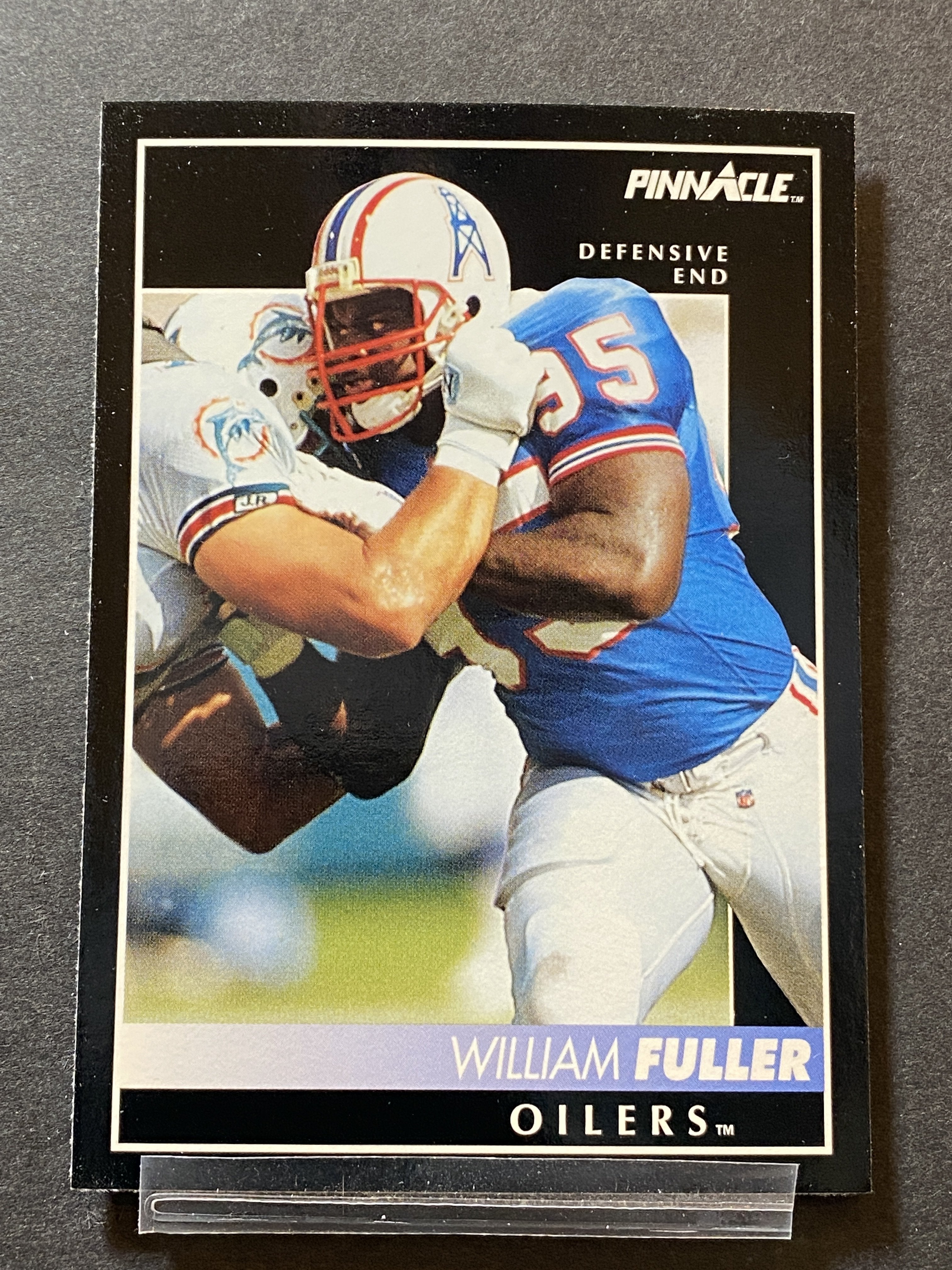 William Fuller Pinnacle Football Card Houston Oilers