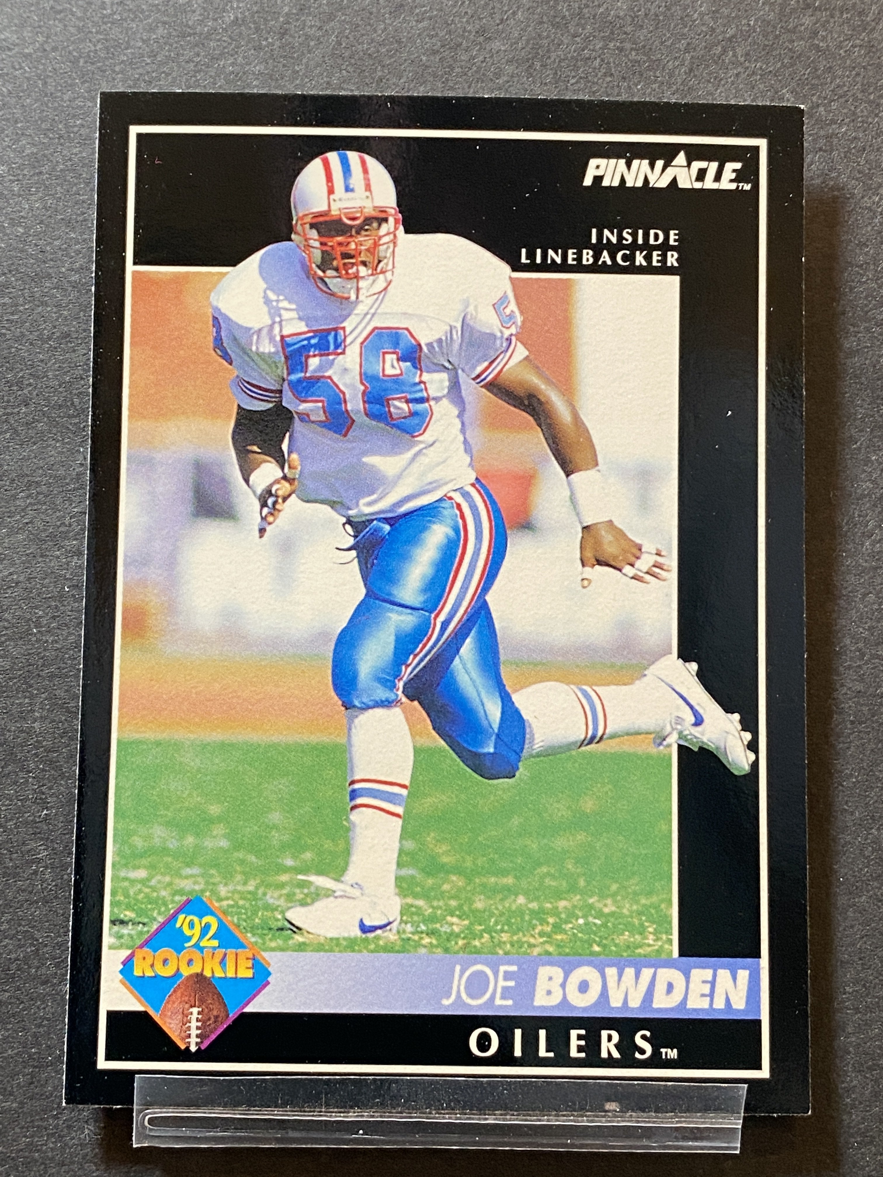 Joe Bowden Pinnacle Football Card