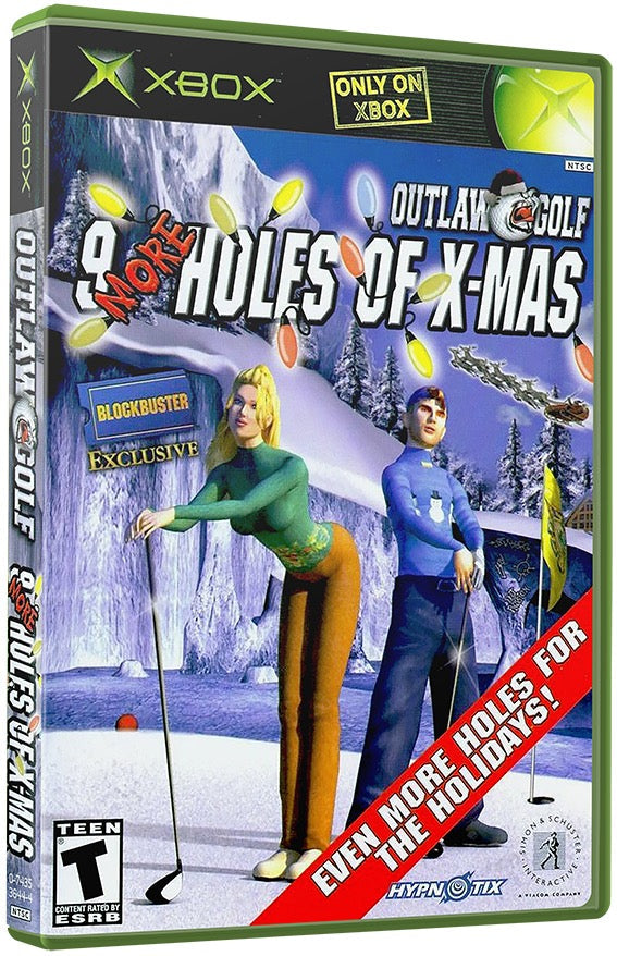 Outlaw Golf - 9 More Holes of X-Mas Used Microsoft XBOX Original Video Game