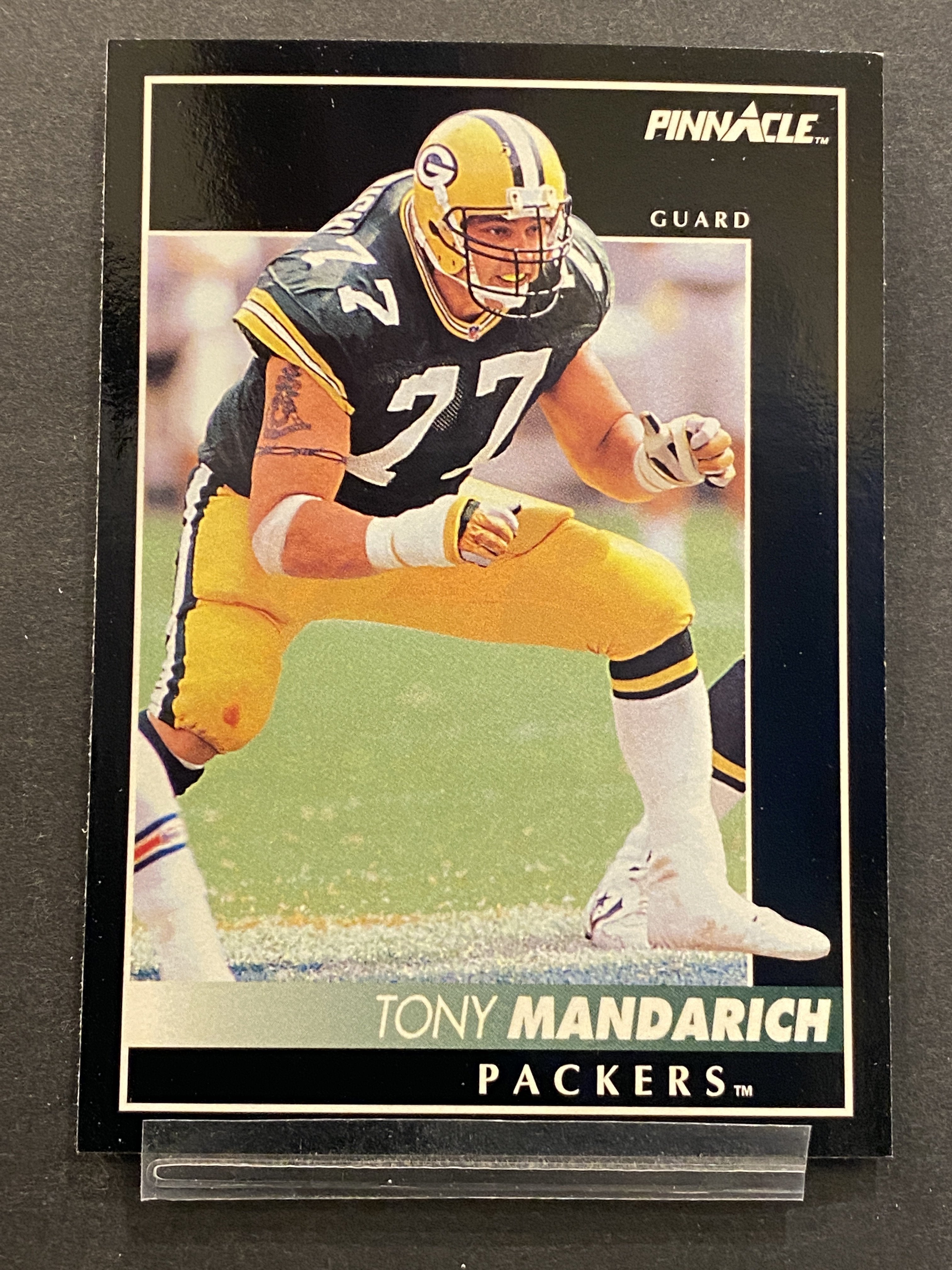 Tony Mandarich Pinnacle Football Card Green Bay Packers
