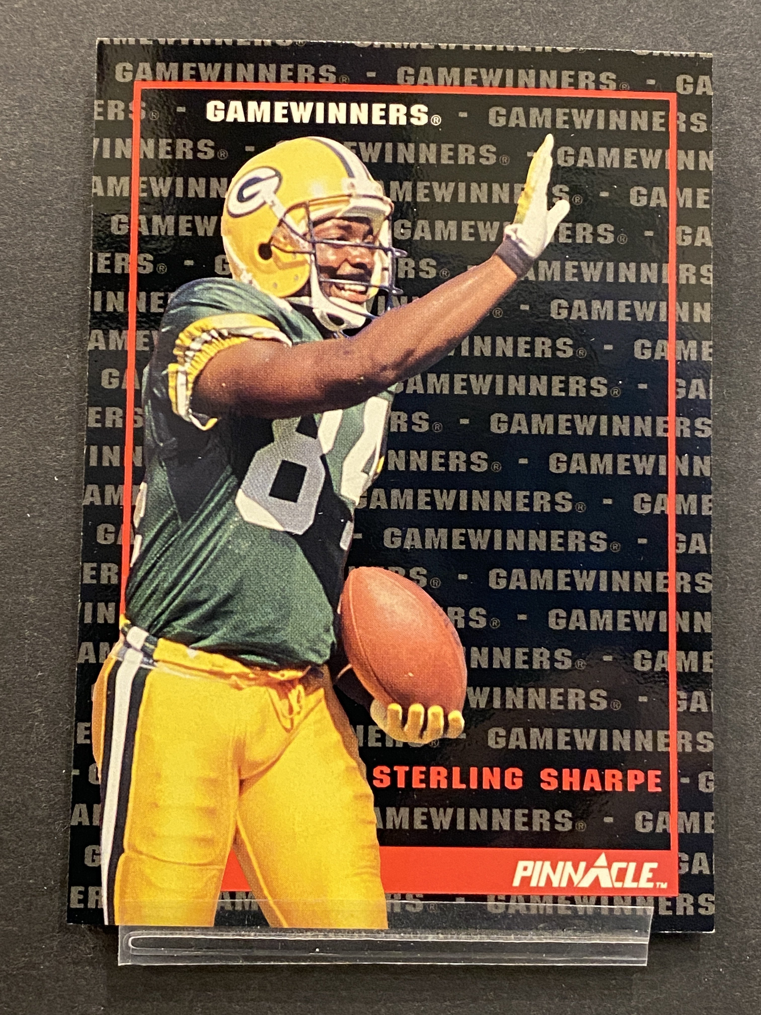 Sterling Sharpe Pinnacle Football Card Green Bay Packers