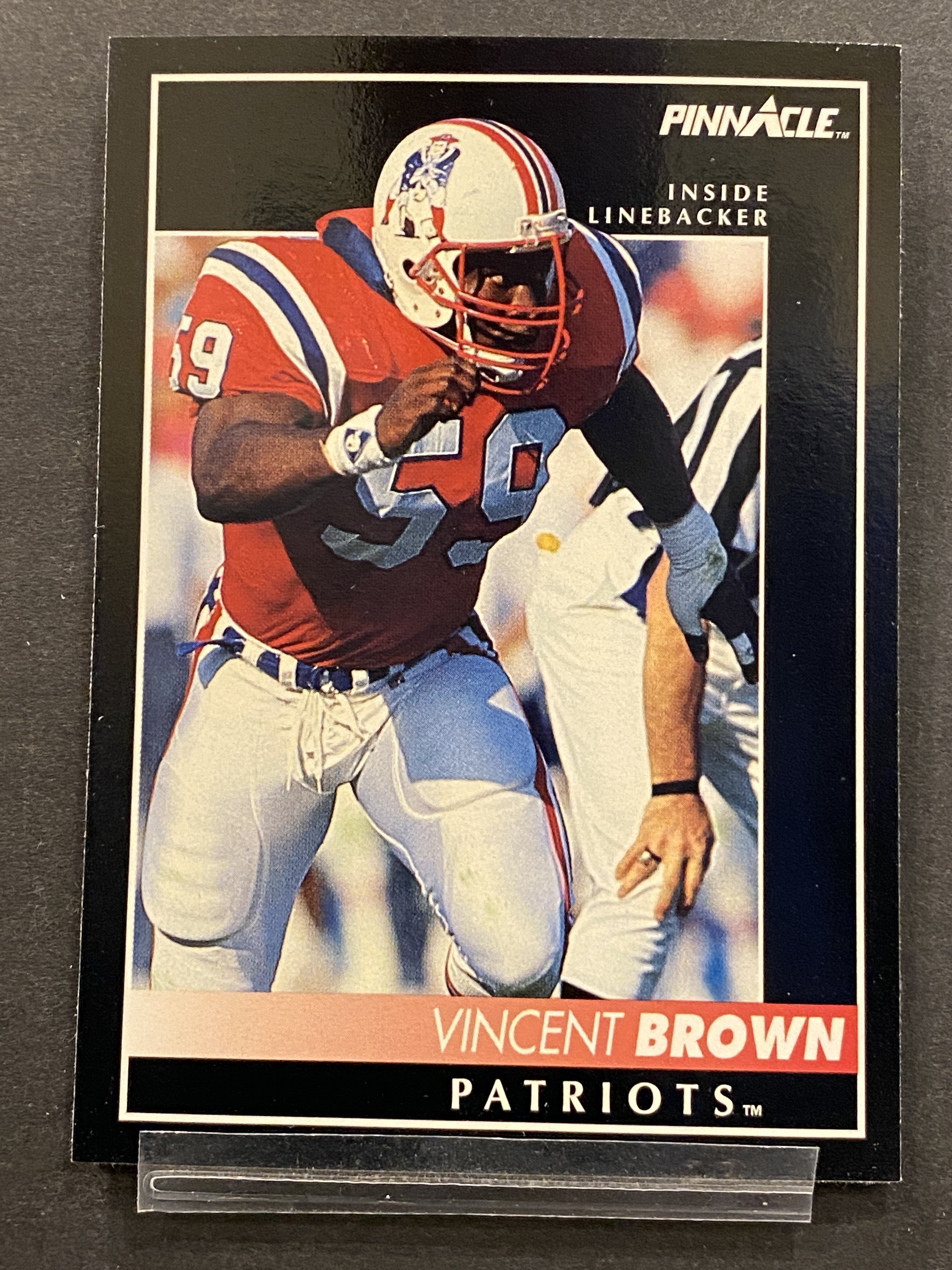 Vincent Brown Pinnacle Football Card