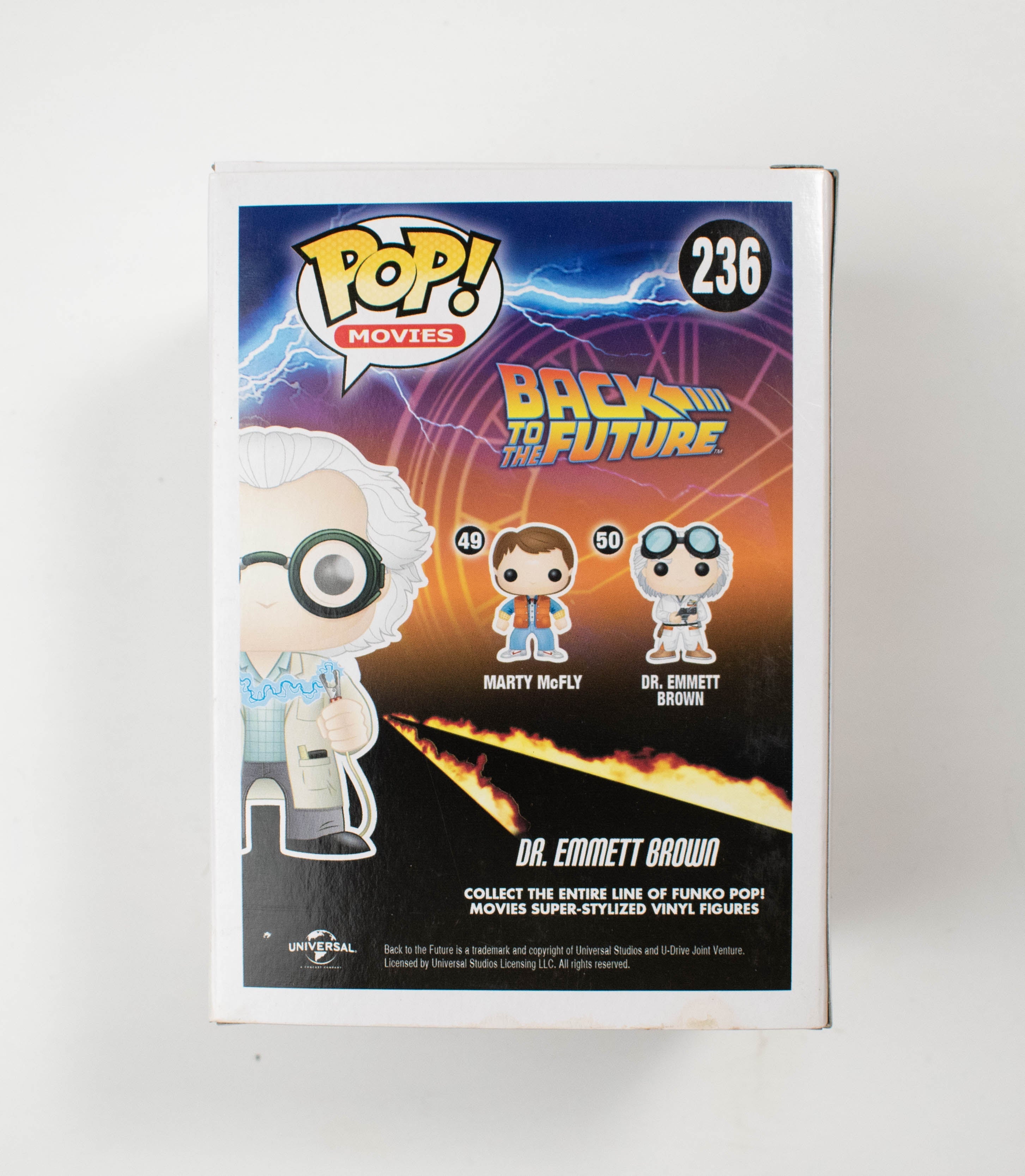 Back To The Future Pop Funko Dr emmet Brown Loot Create 236 Back to the Future